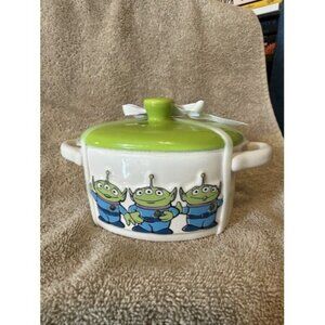 Rae Dunn X Pixar Disney PREPARE TO BE CHOSEN Aliens Mini Baking Crock NWT